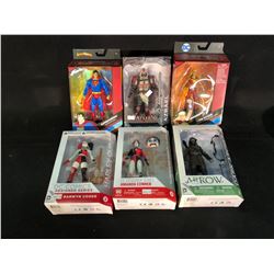 ASSORTED DC COMICS FIGURINES INC. BATMAN, ARROW AND MORE