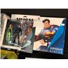 Image 2 : COLLECTION OF DC FIGURINES INC. THE FLASH & ARROW, SUPERMAN, HUSH, BLACK ADAM, AND DOOMSDAY CLOCK