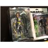 Image 3 : COLLECTION OF DC FIGURINES INC. THE FLASH & ARROW, SUPERMAN, HUSH, BLACK ADAM, AND DOOMSDAY CLOCK