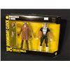 Image 4 : COLLECTION OF DC FIGURINES INC. THE FLASH & ARROW, SUPERMAN, HUSH, BLACK ADAM, AND DOOMSDAY CLOCK