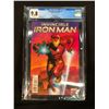 Image 1 : INVINCIBLE IRON MAN #1, STEGMAN VARIANT COVER, CGC GRADED 9.8, SEALED IN PROTECTIVE CASE