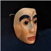 Image 2 : RON AUSTIN, HAND CARVED AND PAINTED FIRST NATIONS HUMAN MASK, CARVED IN 1983, SIGNED ON BACK BY
