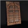 Image 1 : ANTIQUE RAJASTHAN 2 PIECE WINDOW WITH METAL BOLTS AND PANELS, EACH DOOR APPROX. 27'' X 9'', 17''