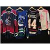 Image 1 : LOT OF ASSORTED CANUCKS JERSEYS