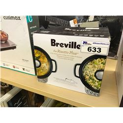 BREVILLE THE RISOTTO PLUS 4 QT SLOW COOKER, RICE COOKER AND STEAMER