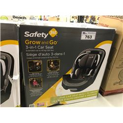 SAFETY 1ST GROW AND GO 3 IN 1 CAR SEAT