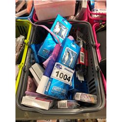 BIN OF ASSORTED DOLLAR STORE ITEMS