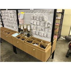 DOUBLE SIDED RETAIL DISPLAY FIXTURE