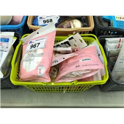 BIN OF ASSORTED DOLLAR STORE ITEMS