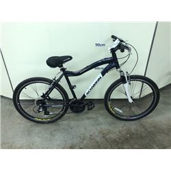 BLUE SCHWINN CONVERSION 24 SPEED FRONT SUSPENSION MOUNTAIN BIKE