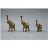 Image 1 : A Group of Three Bronze "Elephant" Decorations.