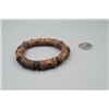 Image 4 : A "Bamboo" Pattern Barrel Beads Bracelet.