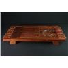 Image 1 : A Wood Carved "Cloud" Tea Table.
