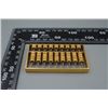 Image 3 : A Gold Plating Bronze Abacus.
