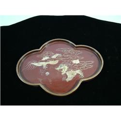 Three Pieces of  Japanese Lacquerware.