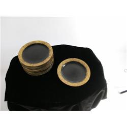 10 Black Lacquer Plates