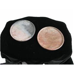Pair of Pudding Stone Plates