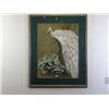 Image 1 : Early 20th Century Japanese Painting of a White Peacock
