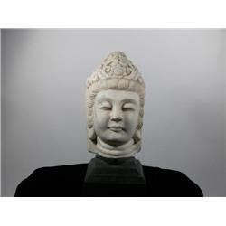19th Century Chinese Marble Buddha