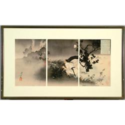 Japanese Woodblock Triptych