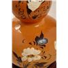 Image 5 : Chinese Vase with White Bird and White flower on Brown