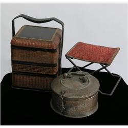 Lot of Three Chinese Antiques