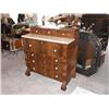 Image 2 : American Antique Pine Chest with Porcelain Drawer Pulls