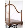 Image 4 : Wooden Shelf with Cast Iron Frame