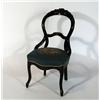 Image 1 : Mahogany Chair with Embroidered Seat