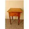 Image 1 : Poplar 19th Century American  Side Table with Single Drawer
