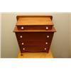 Image 2 : Miniature Antique Pine Cabinet with Porcelain Handles
