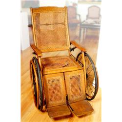 Antique Oversized Wheelchair