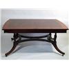 Handcrafted Sheraton Style Dining Table by Robert Irwin Co. & 8 Handcrafted Sheraton Dining Table Ch
