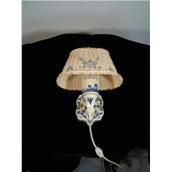 Cutch Delft Floral Wall Lamp
