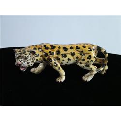 Italian Glazed Ceramic Cheetah