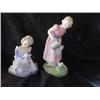Image 1 : Pair of Royal Doulton Figurines "Mary Mary" and "Mary had a little lamb"