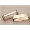 Image 3 : Four Sterling Silver Napkin Rings