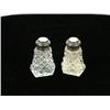 Image 1 : Sterling Silver and Crystal Salt and Pepper Shakers