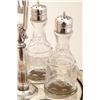Image 4 : Silver Lidded Cruets on Silver Stand
