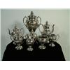 Image 1 : Silver Plate Coffee and Tea Set, Including Silver Decorative Trays