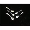 Image 1 : Set of Five Miniature Sterling Silver Spoons