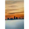 Image 2 : Breaking Through, A Color Print by Gary Marmolya (Cleveland Skyline)