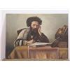 Image 5 : Large Oil of Rabbi Studying Scripture