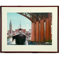 Viktor Schreckengost, Barge in Cleveland Flats