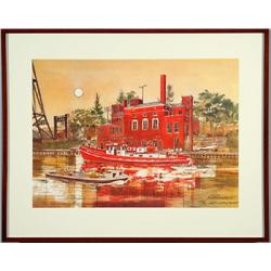 Viktor Schreckengost, Firehouse on Water