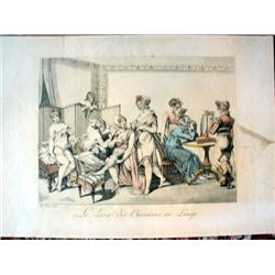 Pair of Laundry Lady Etchings