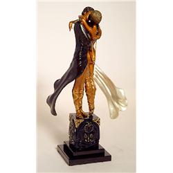 Lovers and Idol by Erté