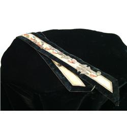 Velvet Sash with American Medals