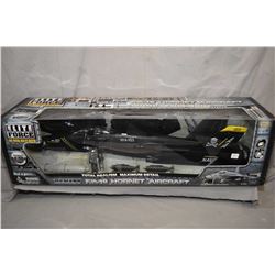 Elite Force 1:18th scale die cast "U.S. Navy F/A-18 Hornet Aircraft" new in box, retailed for $300.0