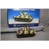 Image 1 : Franklin Mint 1:24th scale die cast "M4-A3 Sherman Tank", new in box and retails $250.00